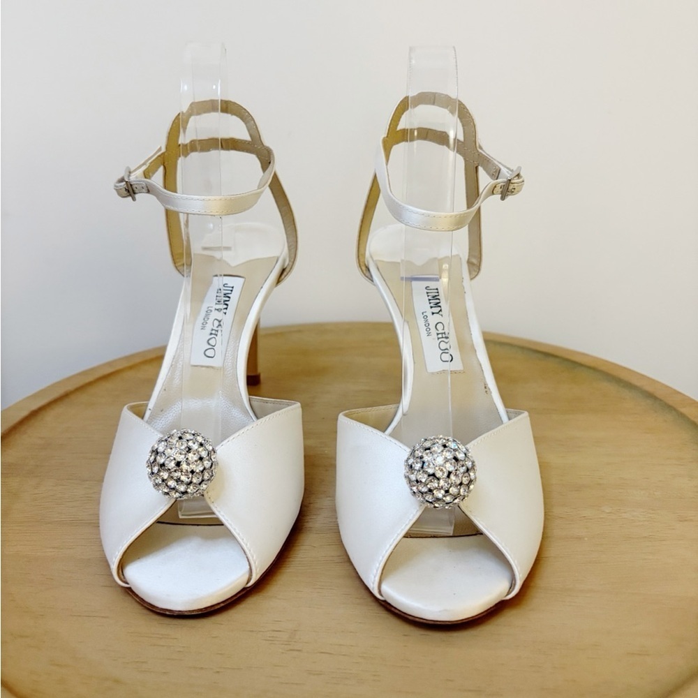 Jimmy Choo Sacora Crystal Embellished Heel - Picture 5 of 13